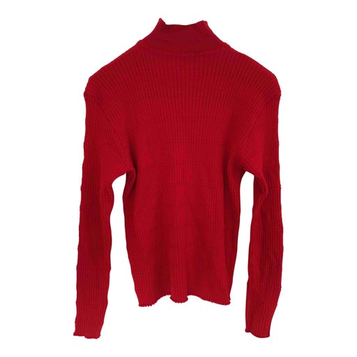 Ribbed turtleneck sweater