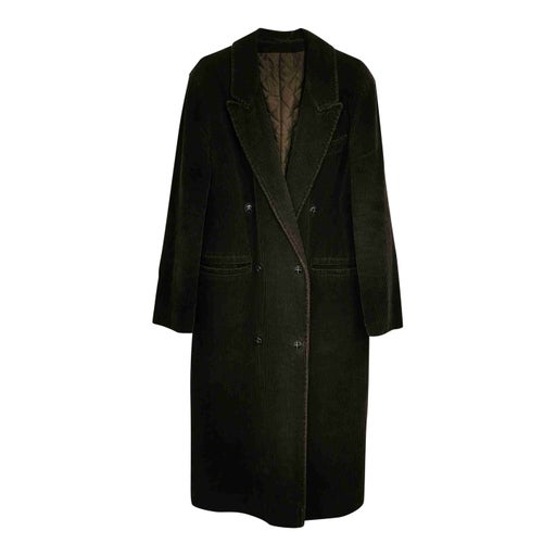 Corduroy trench coat