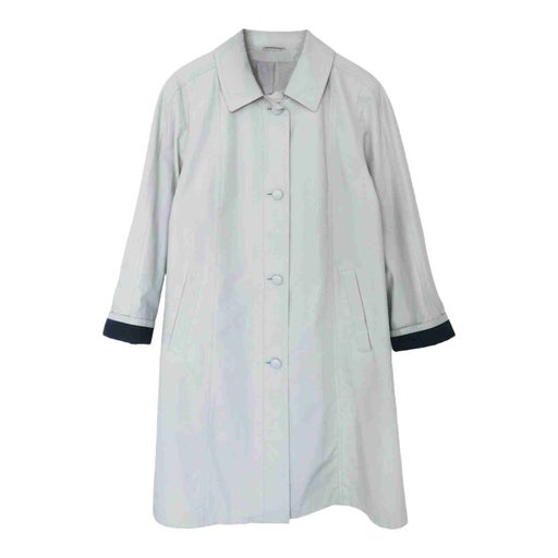 80's nylon trench coat