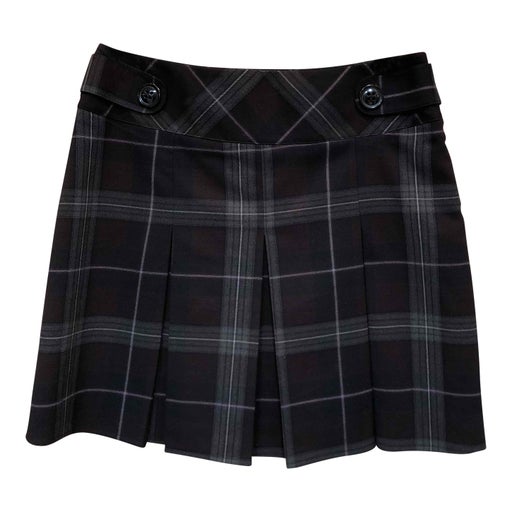 Plaid mini skirt