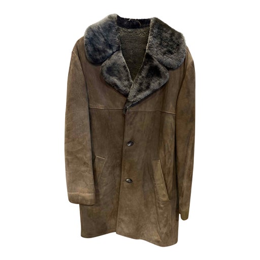 Manteau en peau lainée