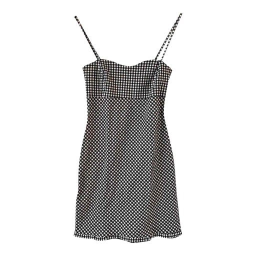 Gingham mini dress