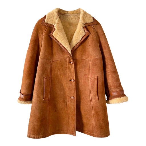Manteau en peau lainée