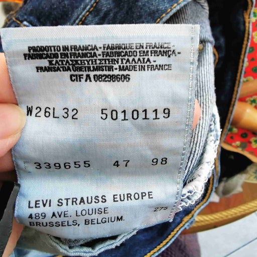 Levi's 501 W26L32 jeans