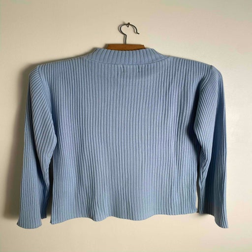 Rib knit sweater