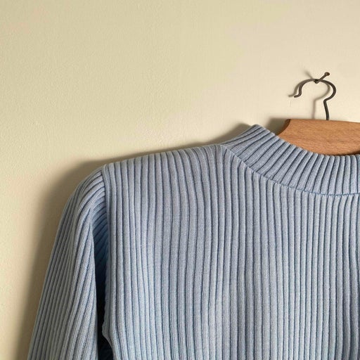 Rib knit sweater
