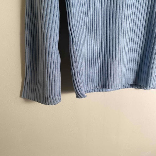 Rib knit sweater
