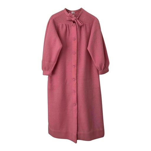 Long pink coat