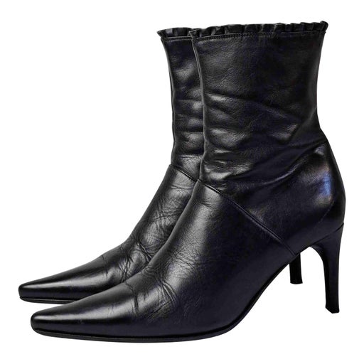 Bottines en cuir
