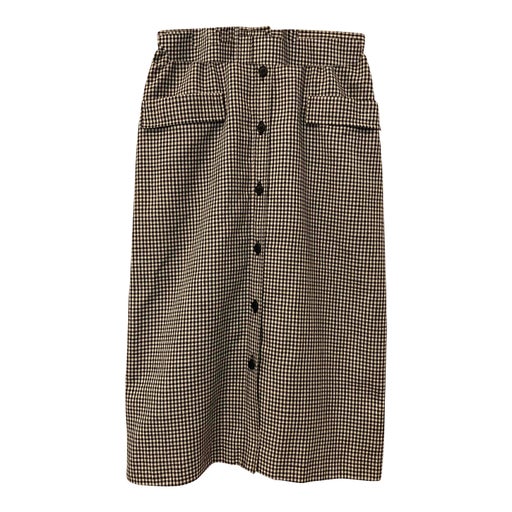 Jupe midi vichy