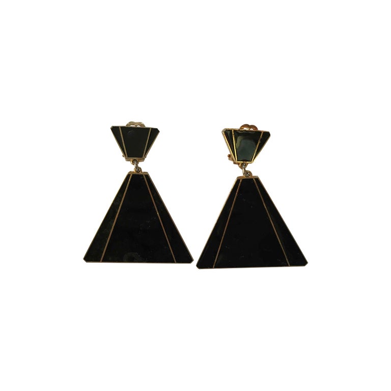 Metal earrings