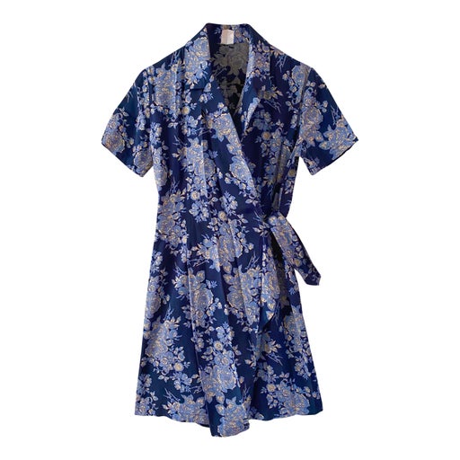 Robe portefeuille à fleurs