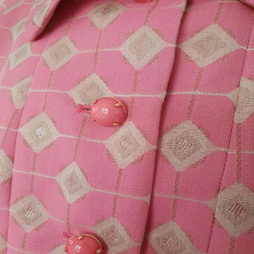 Long patterned coat