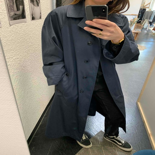 Belted trench coat