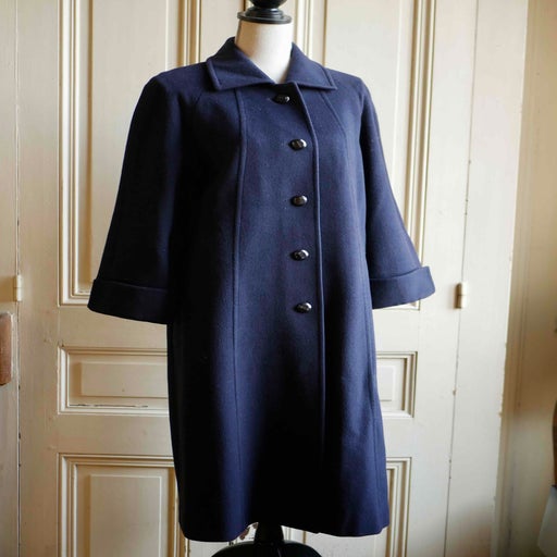 Wool and cashmere coat