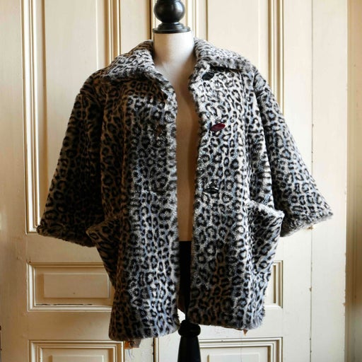 Leopard Faux Fur Coat