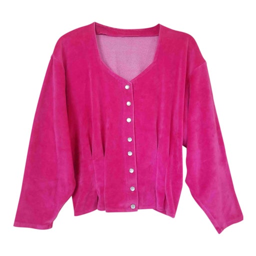 Velvet cardigan