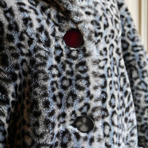Leopard Faux Fur Coat
