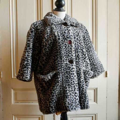 Leopard Faux Fur Coat