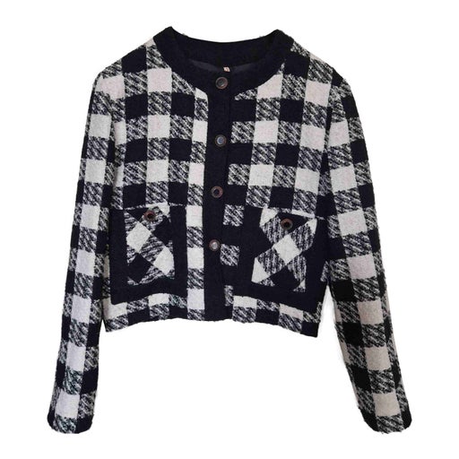 Checked jacket