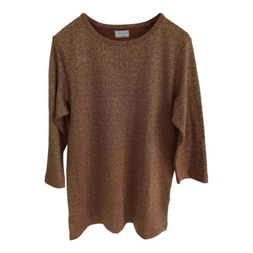 Silk and lurex top
