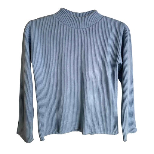 Rib knit sweater