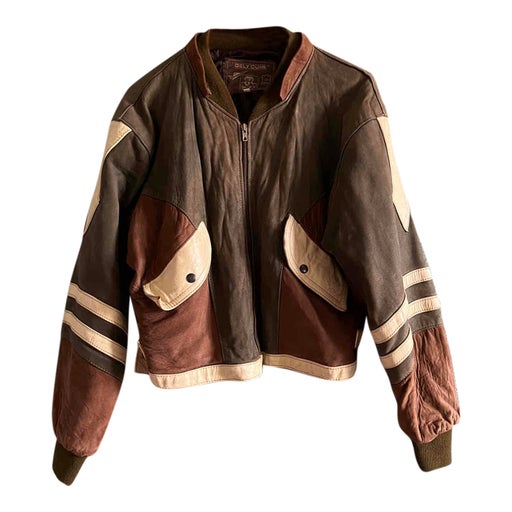 Bomber en cuir