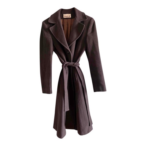 Manteau en laine et cachemire