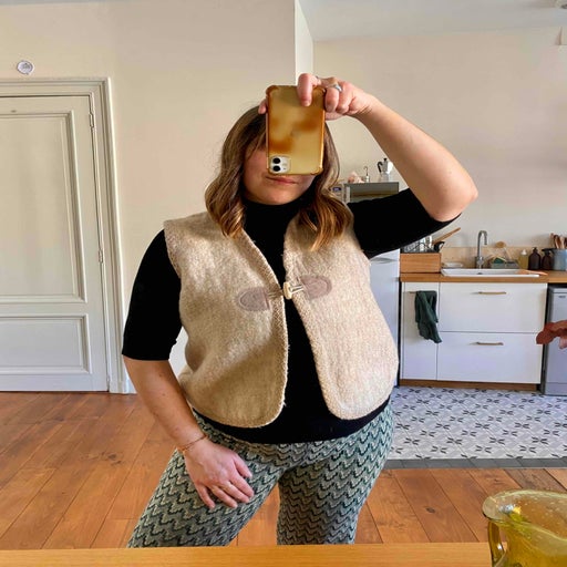 Sheep wool vest
