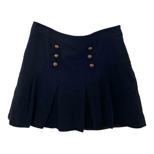 Pleated mini skirt