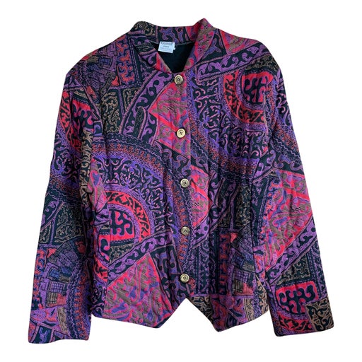 Patterned quilted jacket
