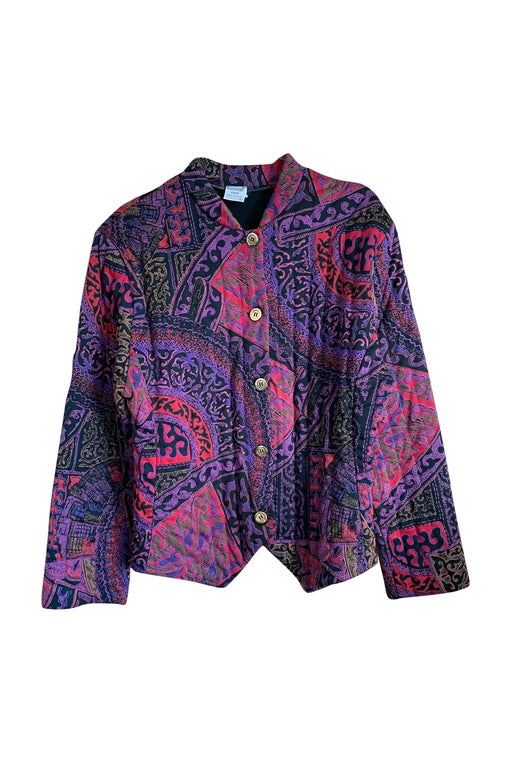 Patterned quilted jacket