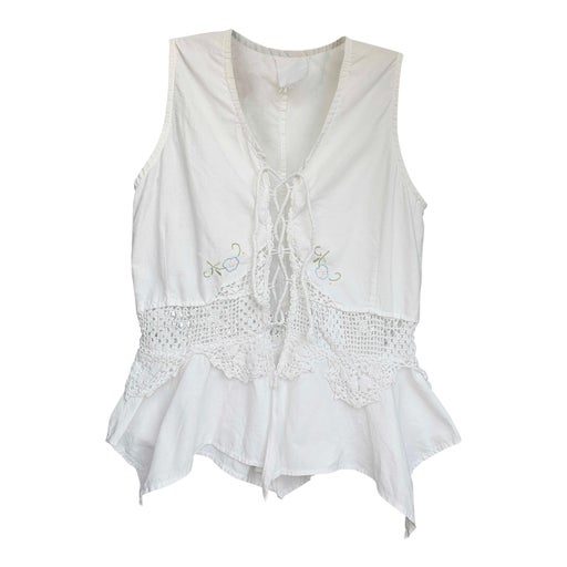 Cotton laced top
