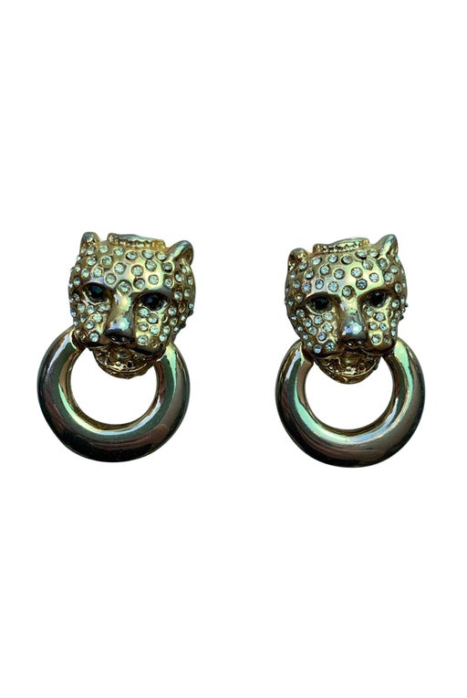 Panther earrings