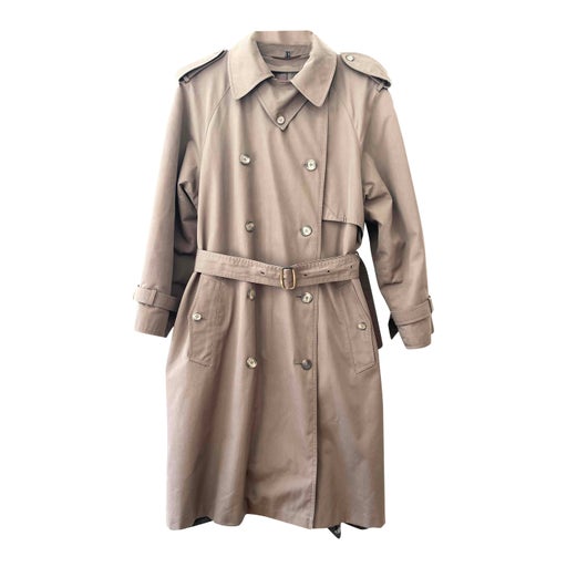 Belted trench coat