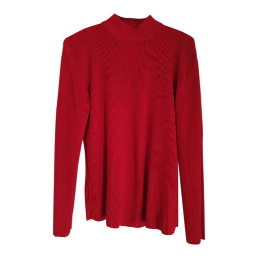 Rib knit sweater