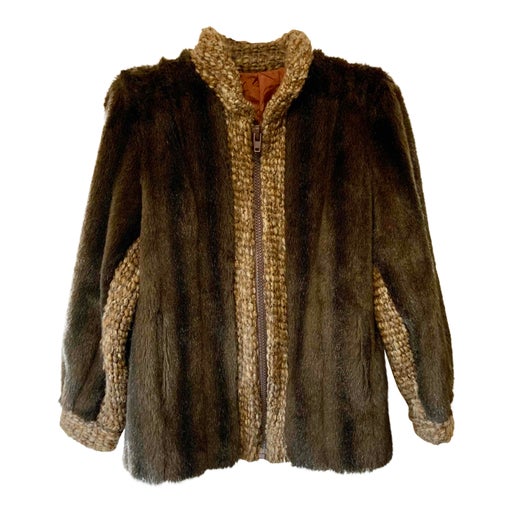 Faux fur coat