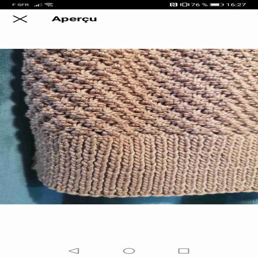 Débardeur en crochet