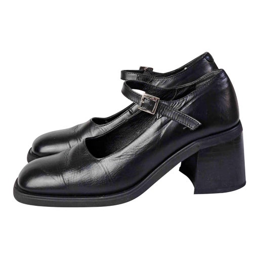 Leather Mary Janes