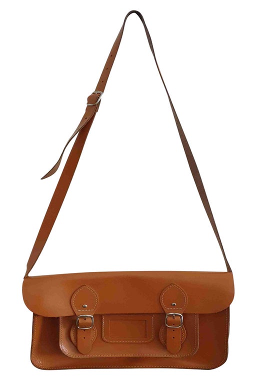 Leather satchel bag