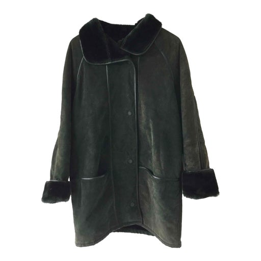Manteau en peau lainée