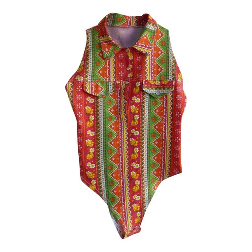 Provencal cotton bodysuit