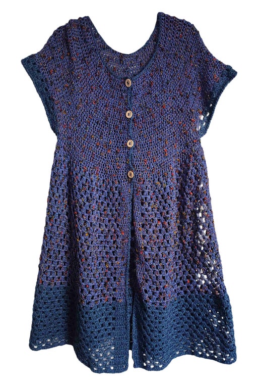 60's crochet dress