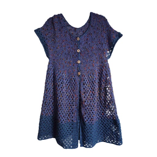60's crochet dress