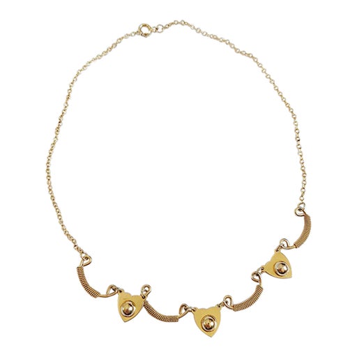 necklace with hearts