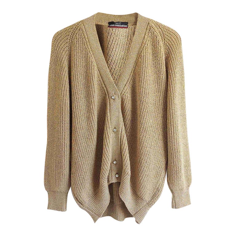 Cardigan doré online femme