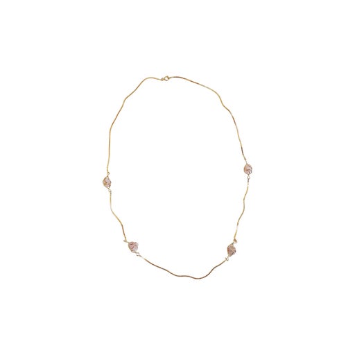 rose quartz necklace