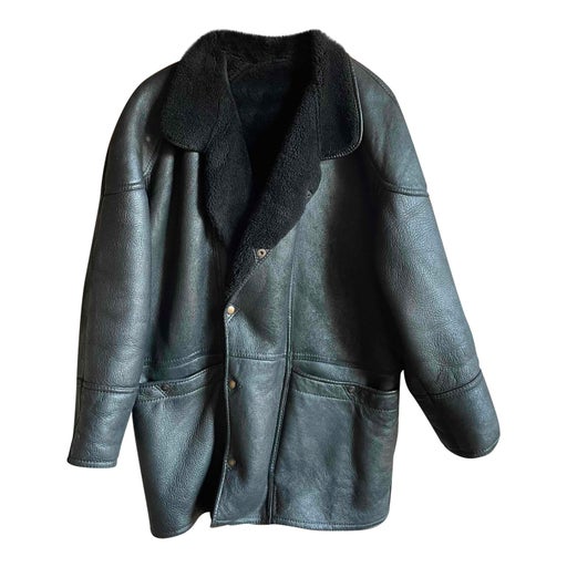 Manteau en peau lainée