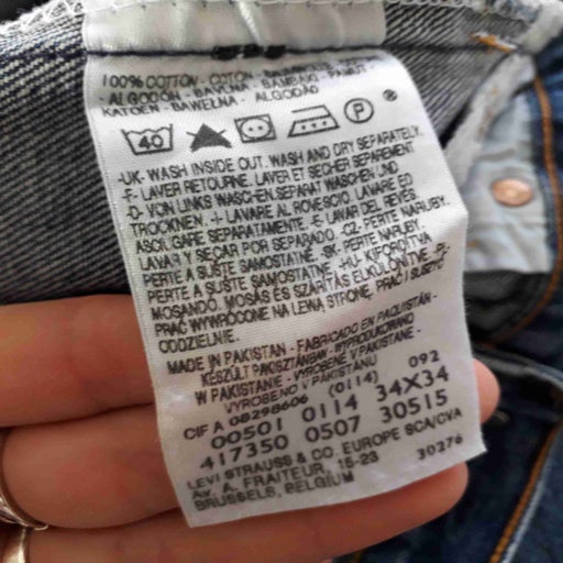 Levi's 501 W34L34 jeans