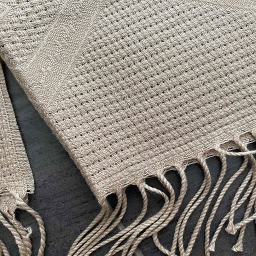 Wool and silk scarf
